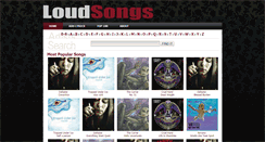 Desktop Screenshot of loudsongs.com